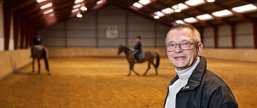 Stald RH, Indoor Riding Arena, fibres for stabilising subsoil