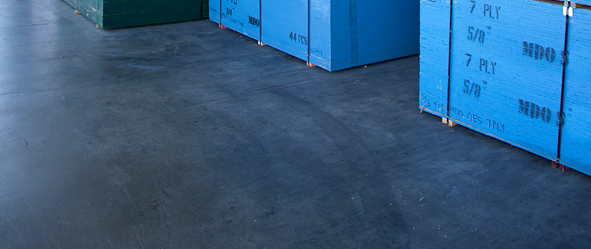 Indoor concrete floors reinforcement